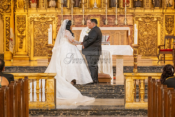 Leonardo and Samantha wedding ceremony at St Vincent de Paul Catholic Church in Los Angeles Ca, Reception at Marinaj Banquet Hall in Moreno Valley Ca, Gustavo Villarreal Photographer, videographer, 32