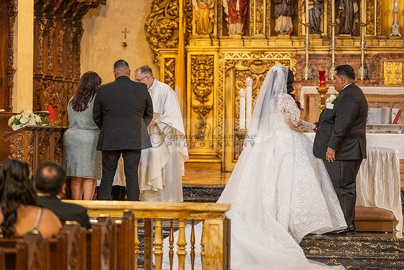 Leonardo and Samantha wedding ceremony at St Vincent de Paul Catholic Church in Los Angeles Ca, Reception at Marinaj Banquet Hall in Moreno Valley Ca, Gustavo Villarreal Photographer, videographer, 32