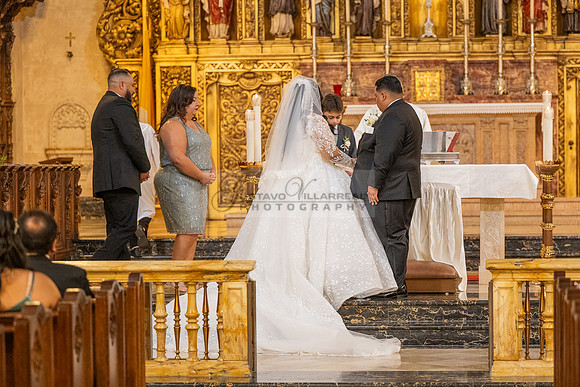 Leonardo and Samantha wedding ceremony at St Vincent de Paul Catholic Church in Los Angeles Ca, Reception at Marinaj Banquet Hall in Moreno Valley Ca, Gustavo Villarreal Photographer, videographer, 32