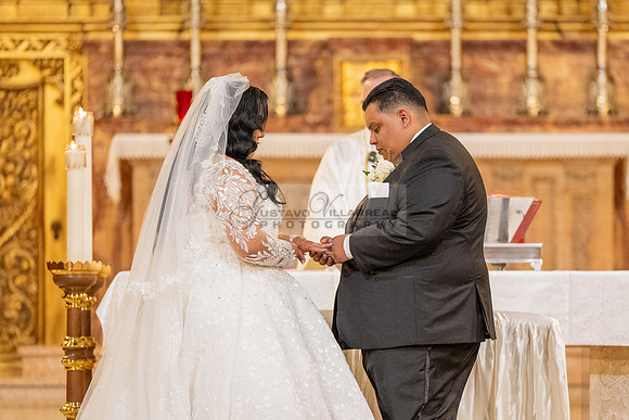 Leonardo and Samantha wedding ceremony at St Vincent de Paul Catholic Church in Los Angeles Ca, Reception at Marinaj Banquet Hall in Moreno Valley Ca, Gustavo Villarreal Photographer, videographer, 32