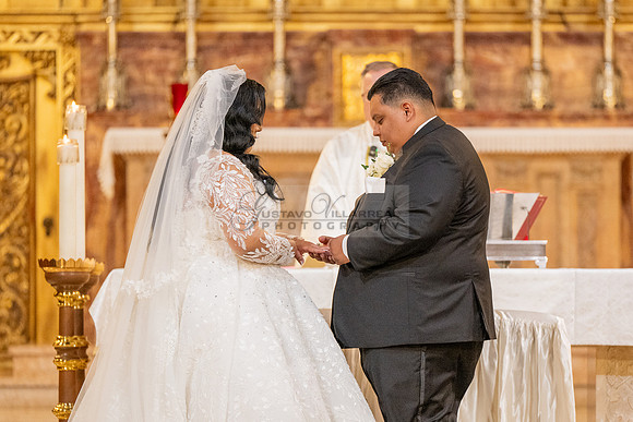 Leonardo and Samantha wedding ceremony at St Vincent de Paul Catholic Church in Los Angeles Ca, Reception at Marinaj Banquet Hall in Moreno Valley Ca, Gustavo Villarreal Photographer, videographer, 32
