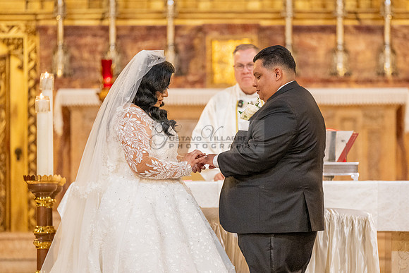 Leonardo and Samantha wedding ceremony at St Vincent de Paul Catholic Church in Los Angeles Ca, Reception at Marinaj Banquet Hall in Moreno Valley Ca, Gustavo Villarreal Photographer, videographer, 32