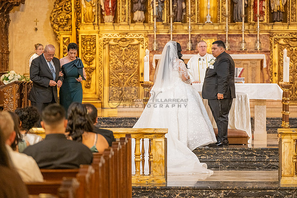 Leonardo and Samantha wedding ceremony at St Vincent de Paul Catholic Church in Los Angeles Ca, Reception at Marinaj Banquet Hall in Moreno Valley Ca, Gustavo Villarreal Photographer, videographer, 32