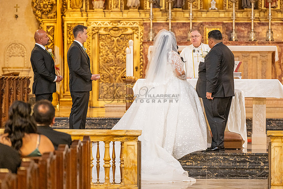 Leonardo and Samantha wedding ceremony at St Vincent de Paul Catholic Church in Los Angeles Ca, Reception at Marinaj Banquet Hall in Moreno Valley Ca, Gustavo Villarreal Photographer, videographer, 32