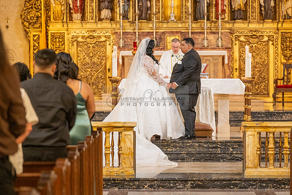 Leonardo and Samantha wedding ceremony at St Vincent de Paul Catholic Church in Los Angeles Ca, Reception at Marinaj Banquet Hall in Moreno Valley Ca, Gustavo Villarreal Photographer, videographer, 32