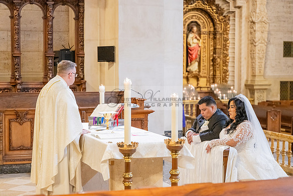 Leonardo and Samantha wedding ceremony at St Vincent de Paul Catholic Church in Los Angeles Ca, Reception at Marinaj Banquet Hall in Moreno Valley Ca, Gustavo Villarreal Photographer, videographer, 32