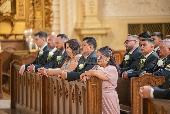 Leonardo and Samantha wedding ceremony at St Vincent de Paul Catholic Church in Los Angeles Ca, Reception at Marinaj Banquet Hall in Moreno Valley Ca, Gustavo Villarreal Photographer, videographer, 32