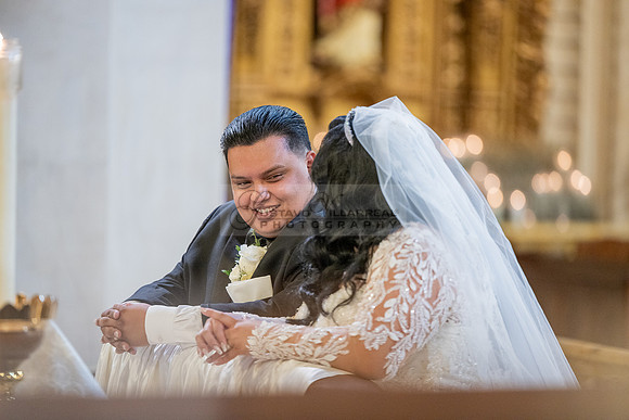 Leonardo and Samantha wedding ceremony at St Vincent de Paul Catholic Church in Los Angeles Ca, Reception at Marinaj Banquet Hall in Moreno Valley Ca, Gustavo Villarreal Photographer, videographer, 32