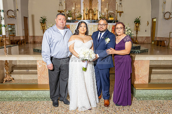 Thalial and Francisco wedding reception at La Mirada Golf course in