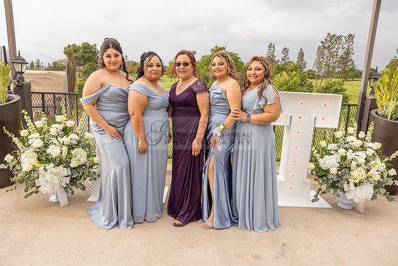 Thalial and Francisco wedding reception at La Mirada Golf course in
