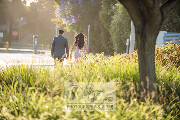 Alejandro and Monique engagement photos at Long beach Harbor Lighthouse, 323-633-8283, www.gustavovillarreal.com