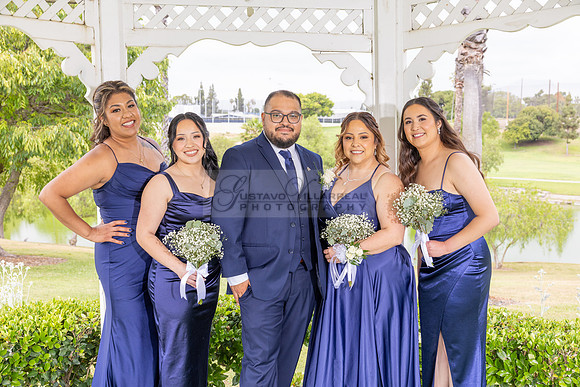Thalial and Francisco wedding reception at La Mirada Golf course in