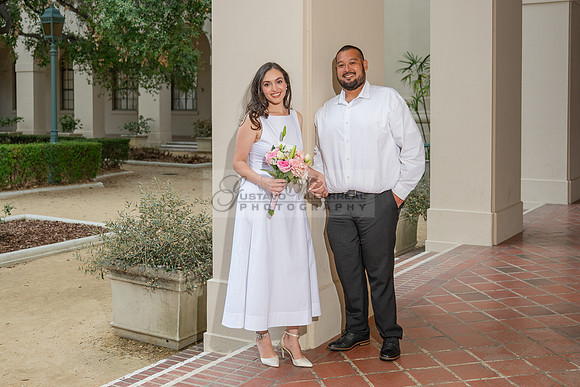 Steven and Natalie engagement, wedding photos in Pasadena City Hall, Pasadena Ca, Gustavo Villarreal Photography, videographer, 323-633-8283, www.gvphotoandvideo.com