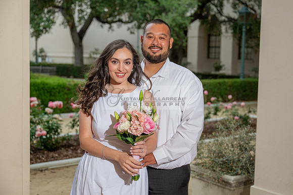 Steven and Natalie engagement, wedding photos in Pasadena City Hall, Pasadena Ca, Gustavo Villarreal Photography, videographer, 323-633-8283, www.gvphotoandvideo.com