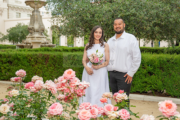 Steven and Natalie engagement, wedding photos in Pasadena City Hall, Pasadena Ca, Gustavo Villarreal Photography, videographer, 323-633-8283, www.gvphotoandvideo.com