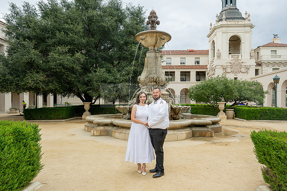 Steven and Natalie engagement, wedding photos in Pasadena City Hall, Pasadena Ca, Gustavo Villarreal Photography, videographer, 323-633-8283, www.gvphotoandvideo.com