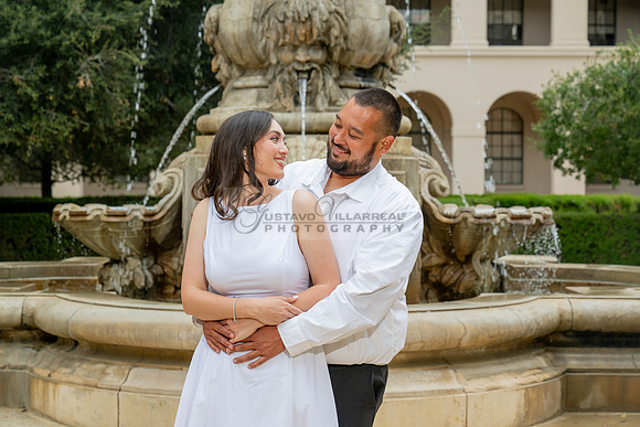 Steven and Natalie engagement, wedding photos in Pasadena City Hall, Pasadena Ca, Gustavo Villarreal Photography, videographer, 323-633-8283, www.gvphotoandvideo.com