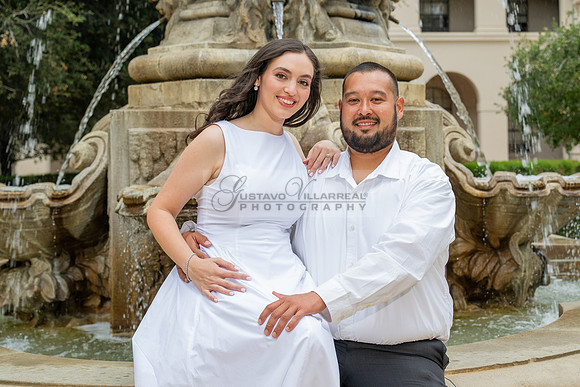 Steven and Natalie engagement, wedding photos in Pasadena City Hall, Pasadena Ca, Gustavo Villarreal Photography, videographer, 323-633-8283, www.gvphotoandvideo.com