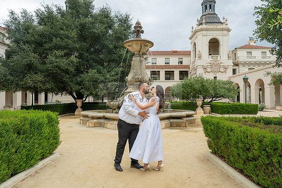 Steven and Natalie engagement, wedding photos in Pasadena City Hall, Pasadena Ca, Gustavo Villarreal Photography, videographer, 323-633-8283, www.gvphotoandvideo.com