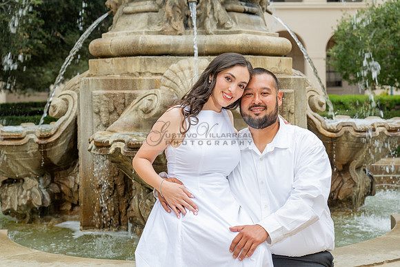 Steven and Natalie engagement, wedding photos in Pasadena City Hall, Pasadena Ca, Gustavo Villarreal Photography, videographer, 323-633-8283, www.gvphotoandvideo.com