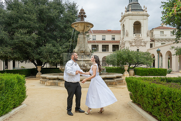 Steven and Natalie engagement, wedding photos in Pasadena City Hall, Pasadena Ca, Gustavo Villarreal Photography, videographer, 323-633-8283, www.gvphotoandvideo.com