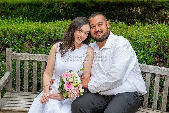 Steven and Natalie engagement, wedding photos in Pasadena City Hall, Pasadena Ca, Gustavo Villarreal Photography, videographer, 323-633-8283, www.gvphotoandvideo.com