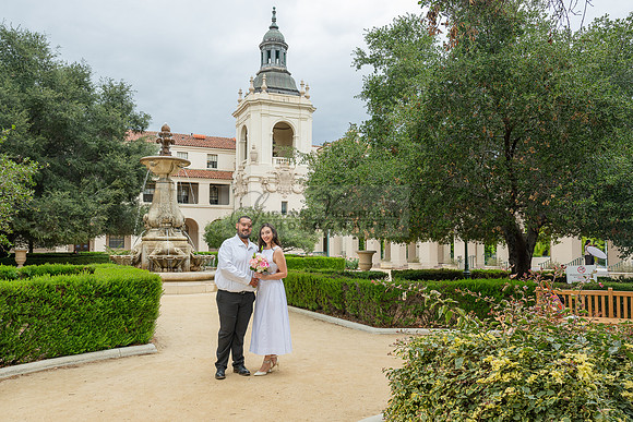 Steven and Natalie engagement, wedding photos in Pasadena City Hall, Pasadena Ca, Gustavo Villarreal Photography, videographer, 323-633-8283, www.gvphotoandvideo.com