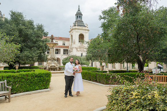 Steven and Natalie engagement, wedding photos in Pasadena City Hall, Pasadena Ca, Gustavo Villarreal Photography, videographer, 323-633-8283, www.gvphotoandvideo.com