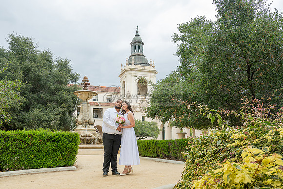 Steven and Natalie engagement, wedding photos in Pasadena City Hall, Pasadena Ca, Gustavo Villarreal Photography, videographer, 323-633-8283, www.gvphotoandvideo.com