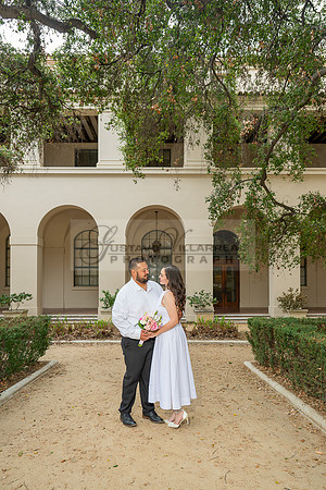 Steven and Natalie engagement, wedding photos in Pasadena City Hall, Pasadena Ca, Gustavo Villarreal Photography, videographer, 323-633-8283, www.gvphotoandvideo.com