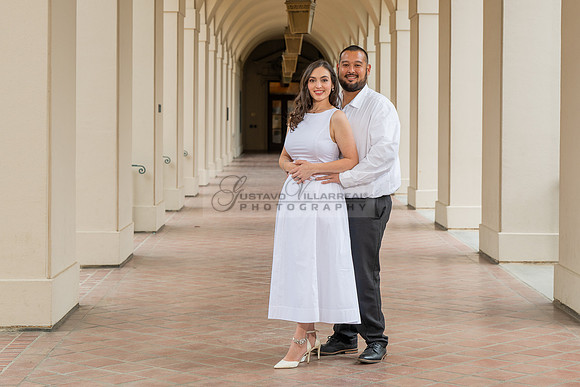 Steven and Natalie engagement, wedding photos in Pasadena City Hall, Pasadena Ca, Gustavo Villarreal Photography, videographer, 323-633-8283, www.gvphotoandvideo.com