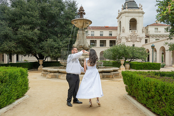 Steven and Natalie engagement, wedding photos in Pasadena City Hall, Pasadena Ca, Gustavo Villarreal Photography, videographer, 323-633-8283, www.gvphotoandvideo.com