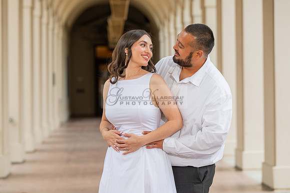 Steven and Natalie engagement, wedding photos in Pasadena City Hall, Pasadena Ca, Gustavo Villarreal Photography, videographer, 323-633-8283, www.gvphotoandvideo.com