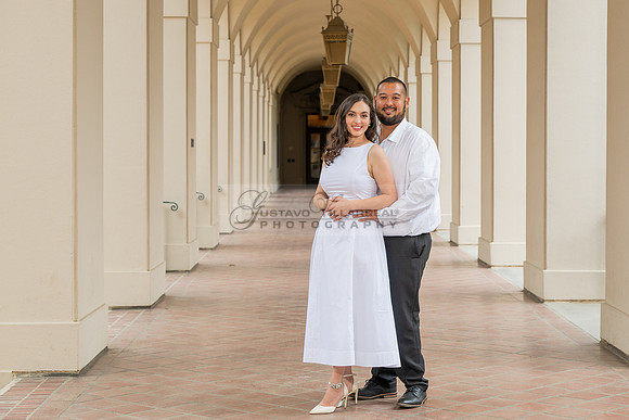 Steven and Natalie engagement, wedding photos in Pasadena City Hall, Pasadena Ca, Gustavo Villarreal Photography, videographer, 323-633-8283, www.gvphotoandvideo.com