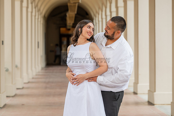 Steven and Natalie engagement, wedding photos in Pasadena City Hall, Pasadena Ca, Gustavo Villarreal Photography, videographer, 323-633-8283, www.gvphotoandvideo.com