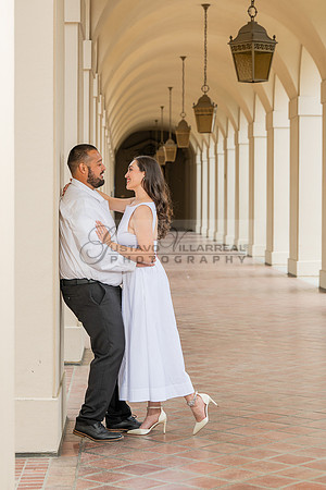 Steven and Natalie engagement, wedding photos in Pasadena City Hall, Pasadena Ca, Gustavo Villarreal Photography, videographer, 323-633-8283, www.gvphotoandvideo.com