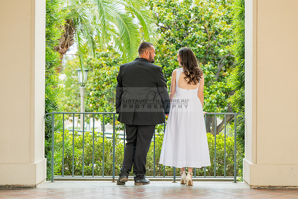 Steven and Natalie engagement, wedding photos in Pasadena City Hall, Pasadena Ca, Gustavo Villarreal Photography, videographer, 323-633-8283, www.gvphotoandvideo.com