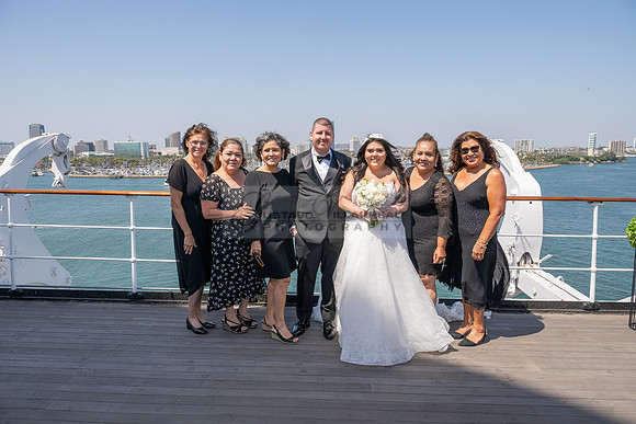 Ariel and Maricruz wedding ceremony, reception at The Queen Mary in Long Beach Ca, Gustavo Villarreal Photographer, videographer, 323-633-8283, www.gvphotoandvideo.com