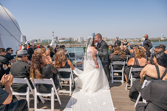Ariel and Maricruz wedding ceremony, reception at The Queen Mary in Long Beach Ca, Gustavo Villarreal Photographer, videographer, 323-633-8283, www.gvphotoandvideo.com