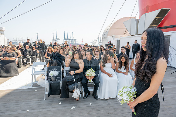 Ariel and Maricruz wedding ceremony, reception at The Queen Mary in Long Beach Ca, Gustavo Villarreal Photographer, videographer, 323-633-8283, www.gvphotoandvideo.com