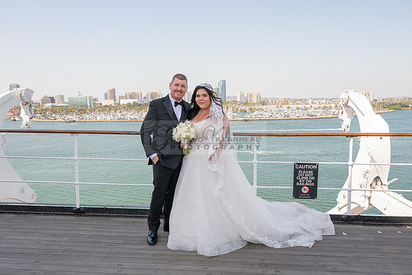 Ariel and Maricruz wedding ceremony, reception at The Queen Mary in Long Beach Ca, Gustavo Villarreal Photographer, videographer, 323-633-8283, www.gvphotoandvideo.com