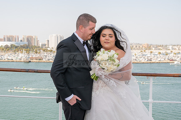 Ariel and Maricruz wedding ceremony, reception at The Queen Mary in Long Beach Ca, Gustavo Villarreal Photographer, videographer, 323-633-8283, www.gvphotoandvideo.com