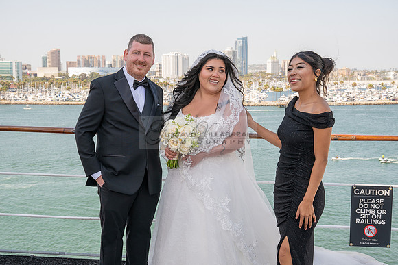 Ariel and Maricruz wedding ceremony, reception at The Queen Mary in Long Beach Ca, Gustavo Villarreal Photographer, videographer, 323-633-8283, www.gvphotoandvideo.com