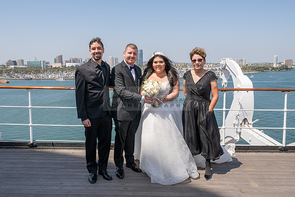 Ariel and Maricruz wedding ceremony, reception at The Queen Mary in Long Beach Ca, Gustavo Villarreal Photographer, videographer, 323-633-8283, www.gvphotoandvideo.com
