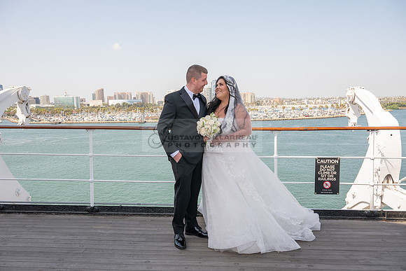 Ariel and Maricruz wedding ceremony, reception at The Queen Mary in Long Beach Ca, Gustavo Villarreal Photographer, videographer, 323-633-8283, www.gvphotoandvideo.com
