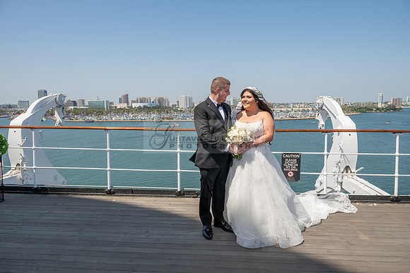 Ariel and Maricruz wedding ceremony, reception at The Queen Mary in Long Beach Ca, Gustavo Villarreal Photographer, videographer, 323-633-8283, www.gvphotoandvideo.com