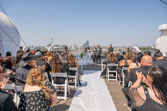 Ariel and Maricruz wedding ceremony, reception at The Queen Mary in Long Beach Ca, Gustavo Villarreal Photographer, videographer, 323-633-8283, www.gvphotoandvideo.com