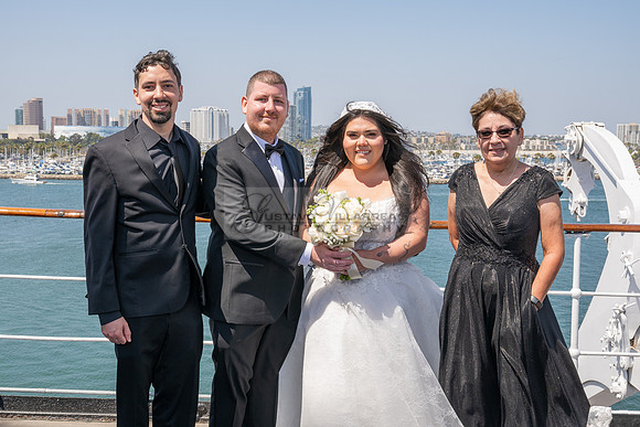 Ariel and Maricruz wedding ceremony, reception at The Queen Mary in Long Beach Ca, Gustavo Villarreal Photographer, videographer, 323-633-8283, www.gvphotoandvideo.com