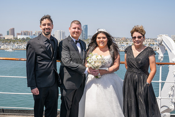 Ariel and Maricruz wedding ceremony, reception at The Queen Mary in Long Beach Ca, Gustavo Villarreal Photographer, videographer, 323-633-8283, www.gvphotoandvideo.com