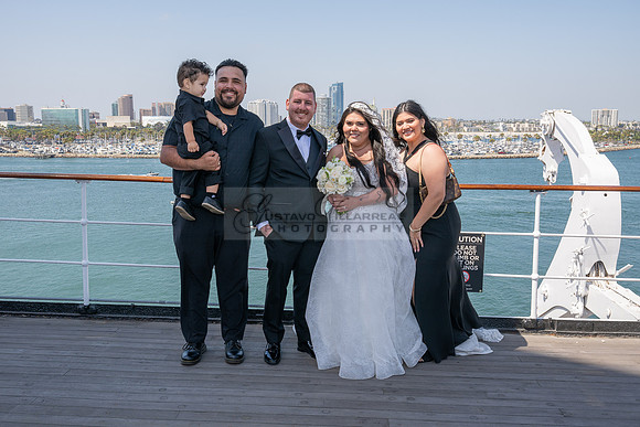 Ariel and Maricruz wedding ceremony, reception at The Queen Mary in Long Beach Ca, Gustavo Villarreal Photographer, videographer, 323-633-8283, www.gvphotoandvideo.com